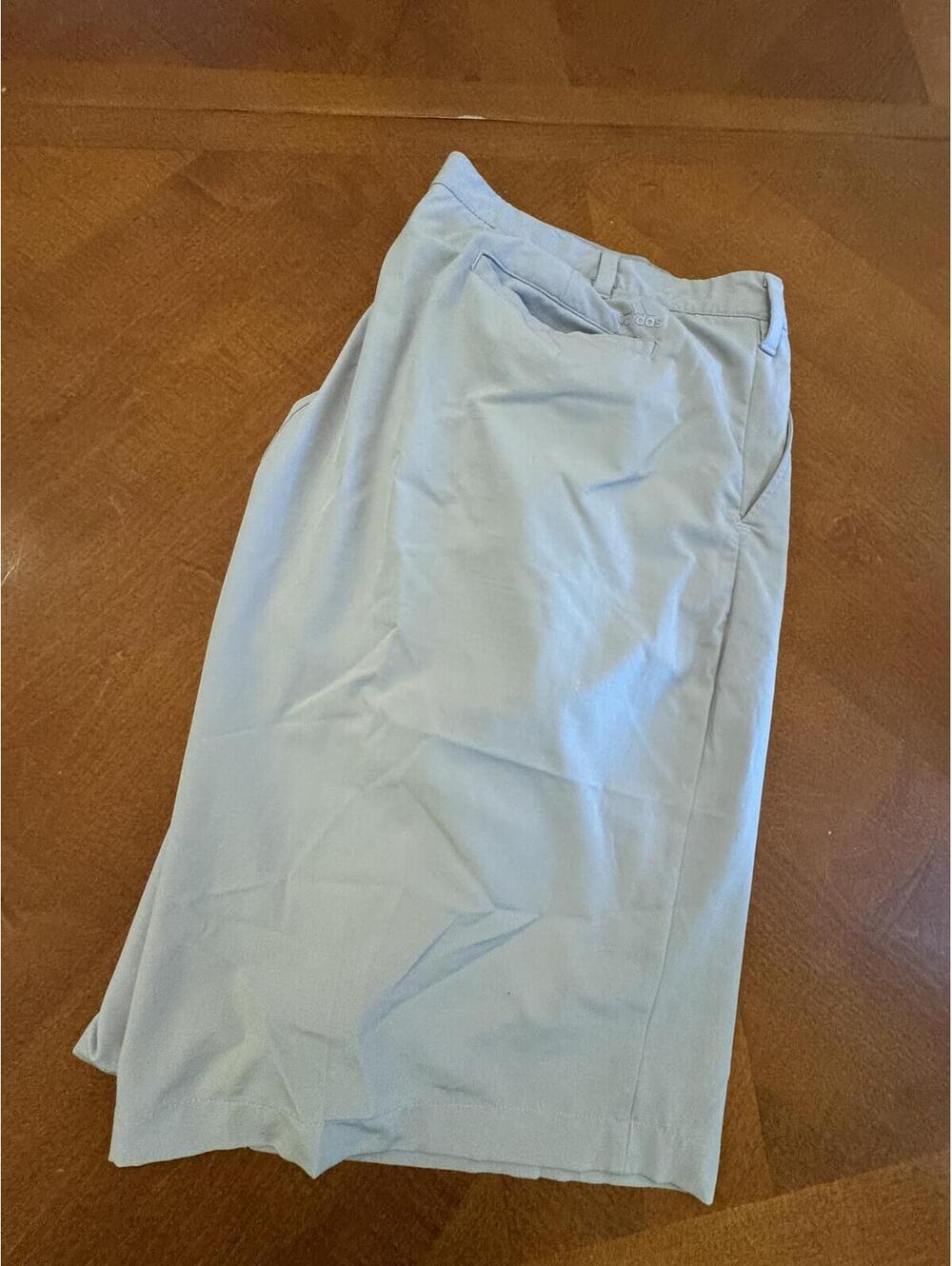 Adidas Light Gray Casual Shorts 42 waist